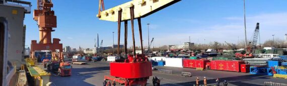 Delivery of the 15,000-ton hydraulic press to Turkiye