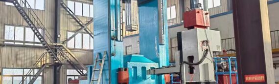 Delivery of 8000-ton hydraulic press for titanium sponges compacting.