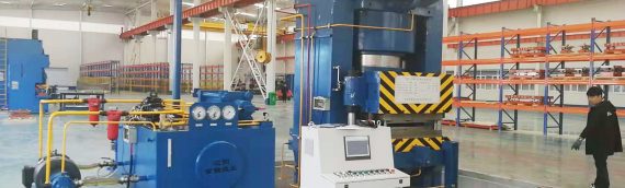 SYHP 12000 ton Heat Exchanger Press is installing in customer factory